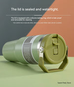 20oz/30oz Stainless Steel Thermos Mug With Straw Keeps Cold and Heat Thermal Mug Tumbler Outdoor Sports Thermal Water Bottle