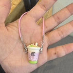 Doll house dollhouse mini simulation milk tea cup For Ropa labubu doll accessories miniature scene pendant