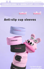 COOKER KING 500ml Stainless Steel Vacuum Insulated Water Bottle for Women, Leak-Proof Thermal Flask, Portable Travel Tumbler