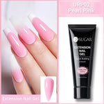 UR SUGAR 15ml Extension Gel Nail Polish Bright Nude White Clear Semi Permanent UV Hard Gel Nails Finger Prolong Gel Varnish Set