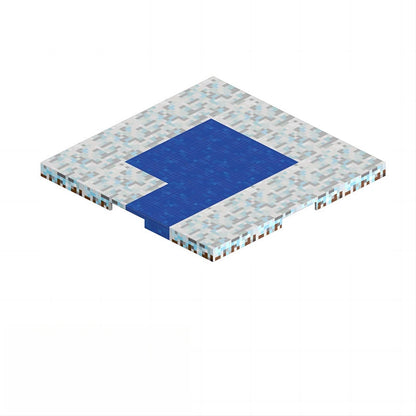 Magnetic Base Plate Variety Baseplates Match Mine World Magnetic Building Blocks DIY Toys for Boys and Girls Children Toy Gift