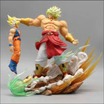 Broli Vs Goku Anime Figure Dragon Ball Broli 28cm Figurine Pvc Statue Model Doll Desk Decoration Collectible Toys Christmas Gift