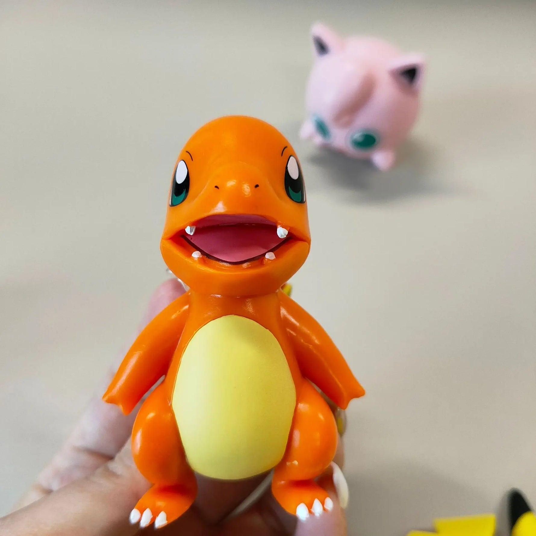 Pokemon Anime Action Figures Pikachu Toys Model Charmander Psyduck Squirtle Jigglypuff Bulbasaur Kawaii Collect Dolls Kids Gift