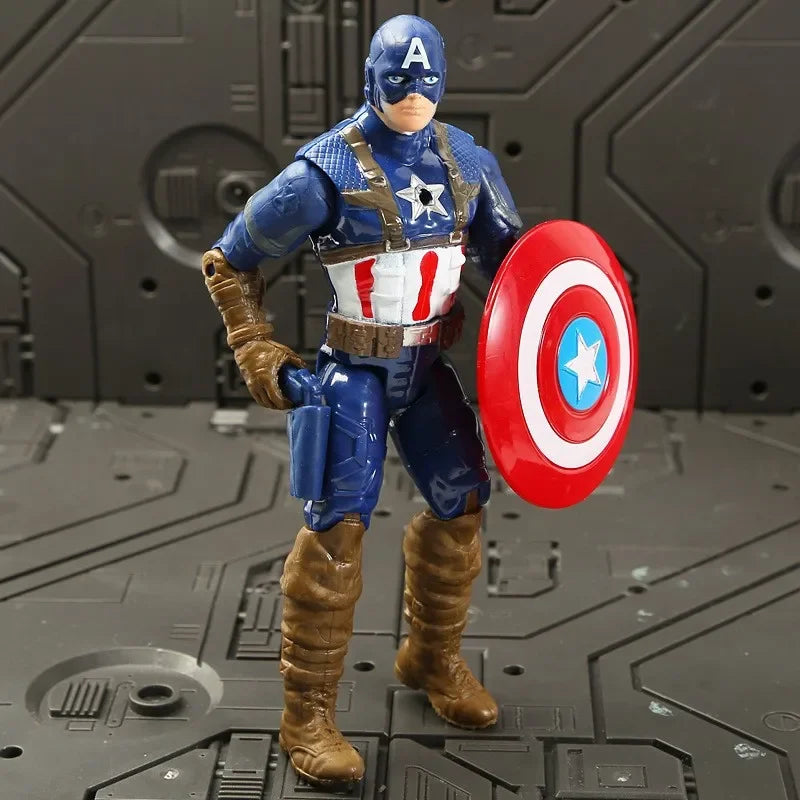 Marvel Comics Avengers Heroes Merchandise, Iron Man, Spider Man, Hulk, Desktop Decoration Model, Children's Toy, Birthday Gift