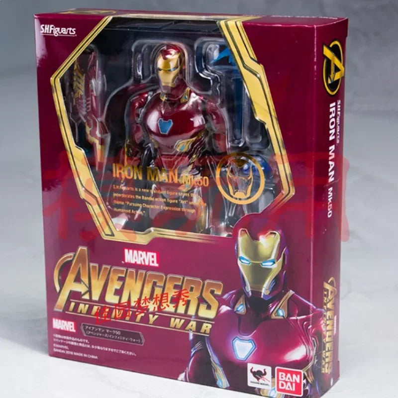 Marvel Comics Avengers 3 Infinite War Mk50 Shf Iron Man Activity Doll Model Children Christmas Birthday Gifts Toys Gifts