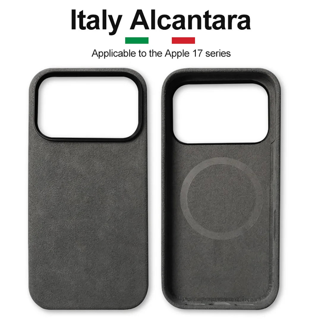 Premium Real Italian Imported Alcantara Magsafe Magnetic Case for IPhone 17Pro/17 Pro Max/17Air Anti-drop Phone Case Accessories