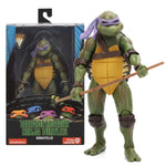 Ninja Turtle Anime Action Figure Neca 1990 Film Version Edição limitada, Estátua de PVC Presentes de Aniversário do Menino