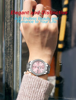 POSHI 990 Fashion Women Watch Elegant Business Quartz Wristwatch Lady Casuan Dress Watches With Date Display Original Clock