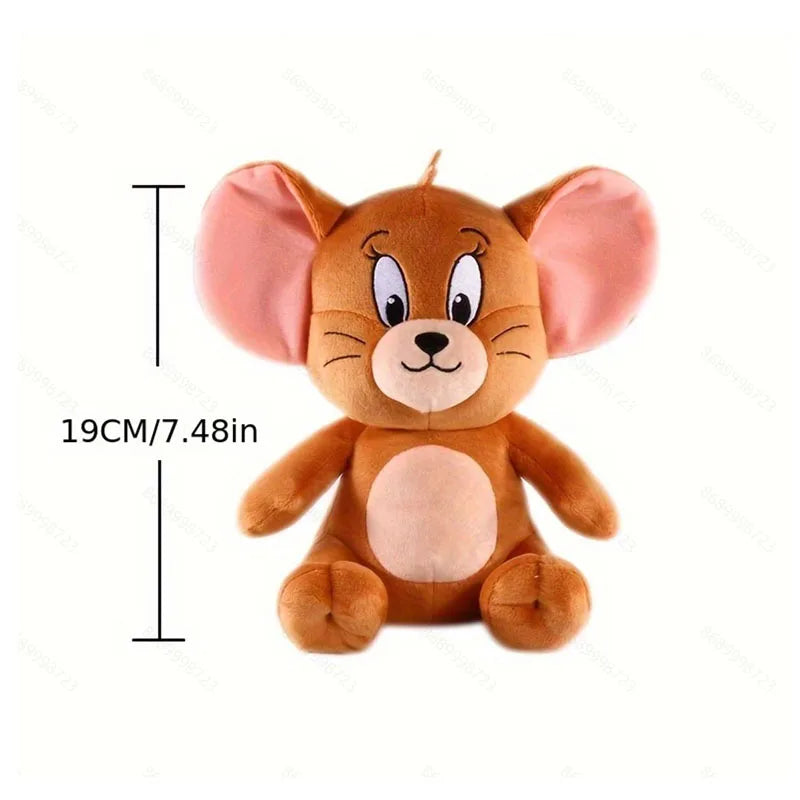 Anime Tom And Jerry Plush Toy Cartoon Movie Figures Cat Mouse Cute Plushies Stuffed Animal Doll Toys For Kids Gift Free Shipping