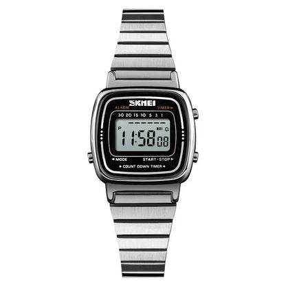 SKMEI 1901 Luxury Small Dial Digital Women Watch Ladies Calendar Waterproof Lady Sports Wristwatches Girl Clock 1252 Reloj Mujer