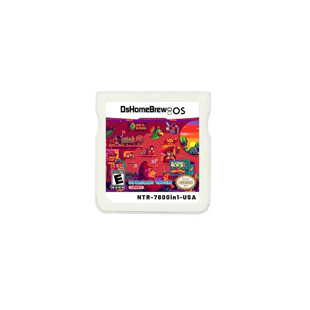 3DS/NDS Game Card Collection – Pixel Kong Combined Cartridge | Compatible with NDS, 2DS & 3DS XL |