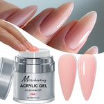 15/30g Quick Builder Nail Gel White Nude Pink Clear Nail Art Extension Gel Multifunctional Acrylic Gel Soak Off UV LED for Salon