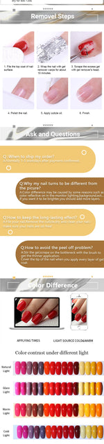 LILYCUTE 7ML 2PCS/SET Metallic Nail Polish Mirror Blue and Rose Gold Effect Varnish Semi-Permanent Nail Art Manicure Aupplies