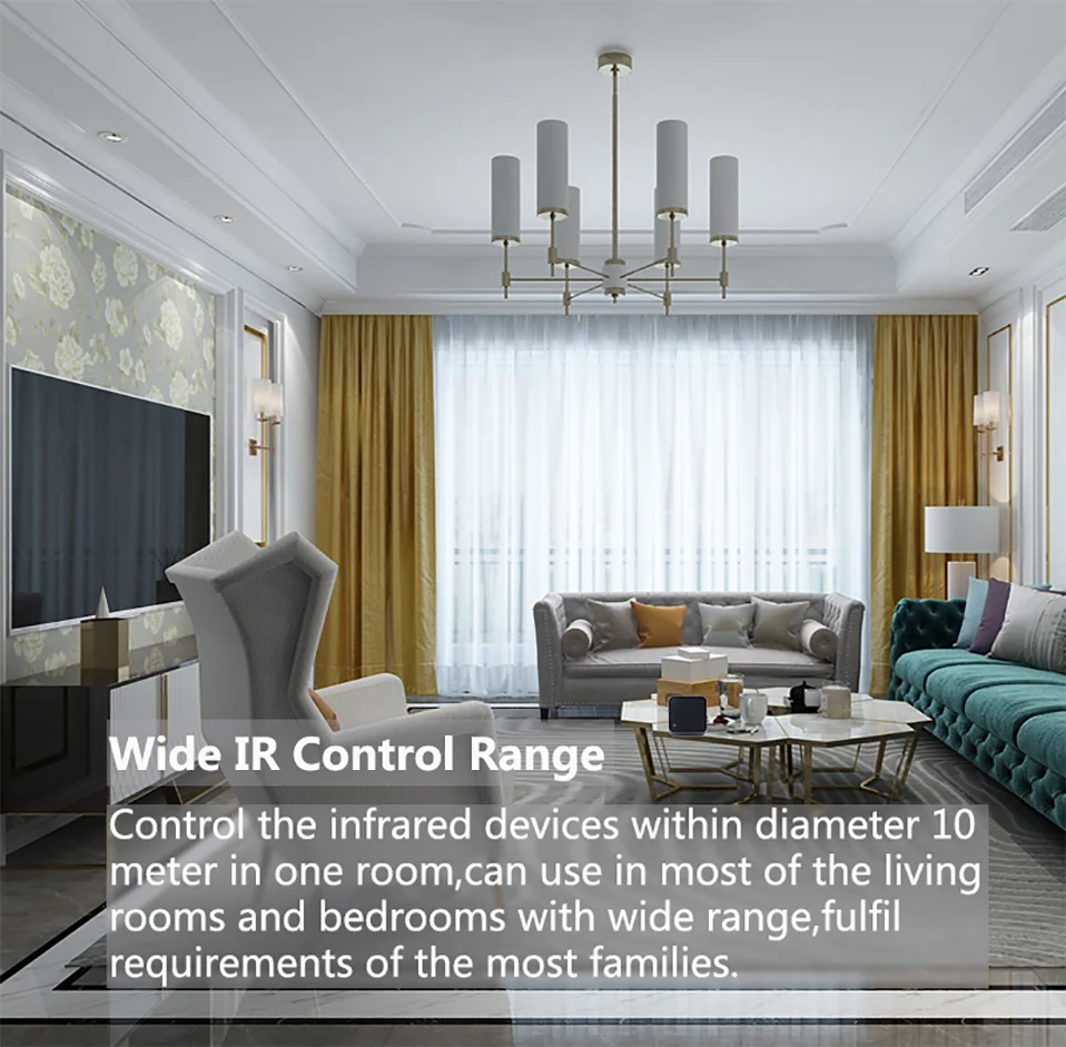 Tuya WiFi RF IR Remote Control 433MHz/315MHz For Smart Home Via SmartLife for Air Conditioner ALL TV Support Alexa,Google Home