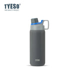 Tyeso Stainless Steel Sports Water Bottle Insulated Leak-Proof Portable Fitness Flask for Outdoor Workouts Travel Vacuum Flasks