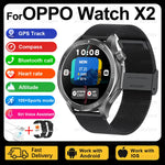 2025 New For OPPO Watch X2 Smart Watch Men AMOLED Outdoor Fashion GPS Compass Heart rate Waterproof Bluetooth Call Smartwatches