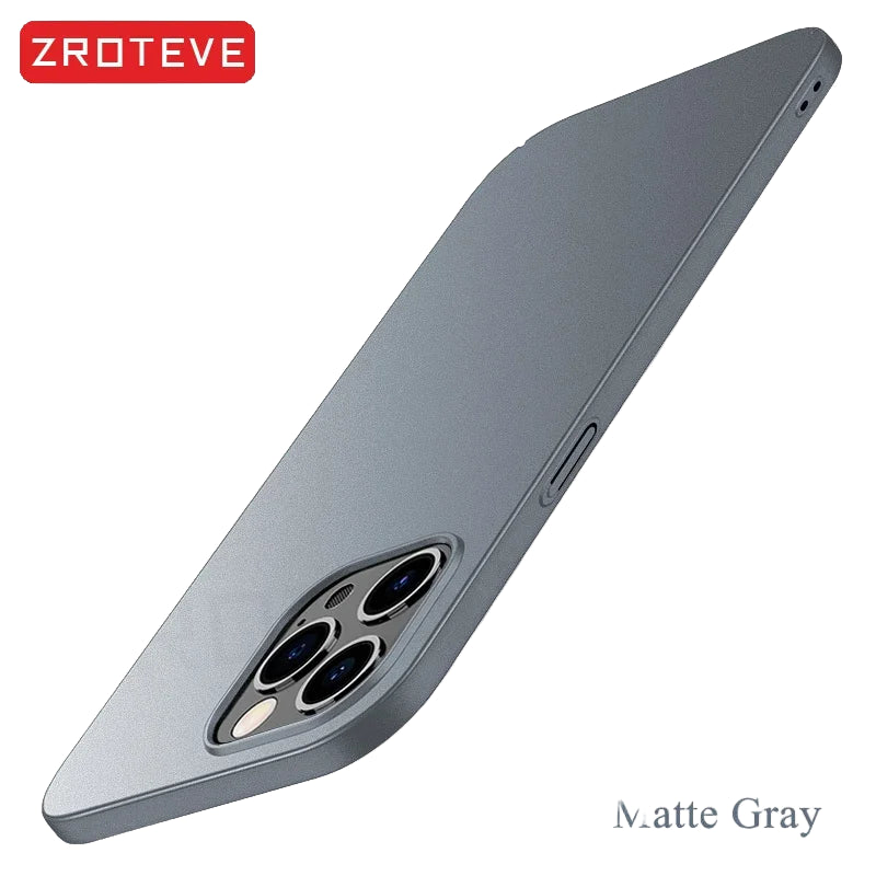 For iPhone17 Pro Max ZROTEVE Ultra Thin Matte Hard PC Cover For iPhone 17 16 e 16e 15 14 12 13 iPhone16 Plus iPhone13 Phone Case
