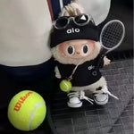Cute Labubus Bunny Doll alo Accessories with Knitted Clothes Labu  bu Tennis Sports Set Sweater for Toy Collectors Clothes