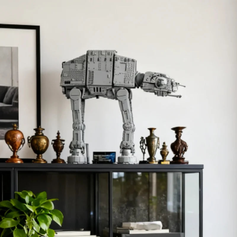 MOC 75313 UCS Large Sized ATAT Combat Walker Building Blocks Display Model Bricks Toys For Kids Adults Christmas Birthday Gifts