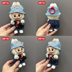 Clothes for Clothes Doll DIY Accessories Pull Cloth Cola Happiness Factor Labubu Clothes Set Doll Outfit Have Shoes