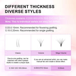 NAGARAKU Classic Mix Eyelash Extensions 16rows/Case 7~15mm Premium Natural Soft Individual Faux Mink Supplies Makeup Cilios