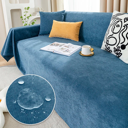Waterproof Sofa Blanket Multipurpose Solid Color Blankets Dust-proof Fabric All-weather Anti-scratch Pet Home Living Room Decor