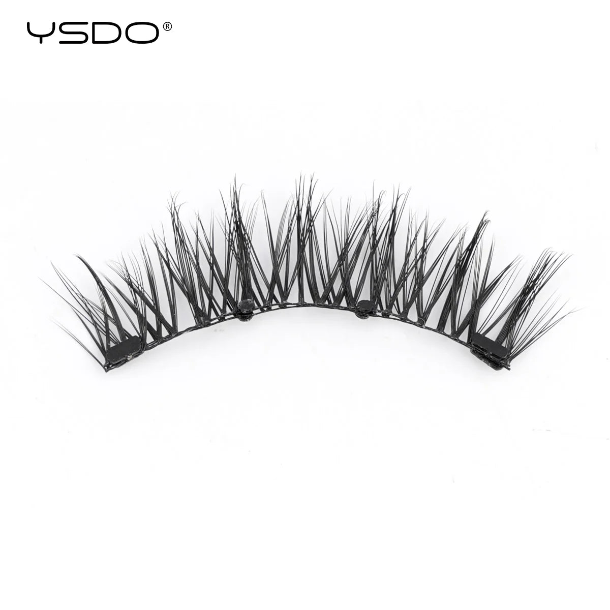 YSDO Magnetic Eyelashes Reusable Winged Magnetic 3D Mink lashes Long-Lasting No Glue Needed False Eyelashes with Tweezer Makeup