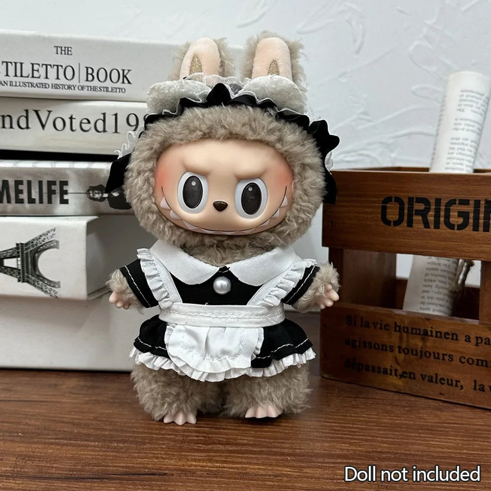 Mini Doll'S Clothes Outfit Accessories For Korea Kpop Exo 15-17cm Labubu Idol 10cn cotton doll replacement suit Clothing Gift