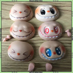 Hot Sell Labubu Plush Doll Parts Vinyl Doll Accesseries Pvc Face Changing Parts Hands Feet Replacement Supplies Diy Gifts