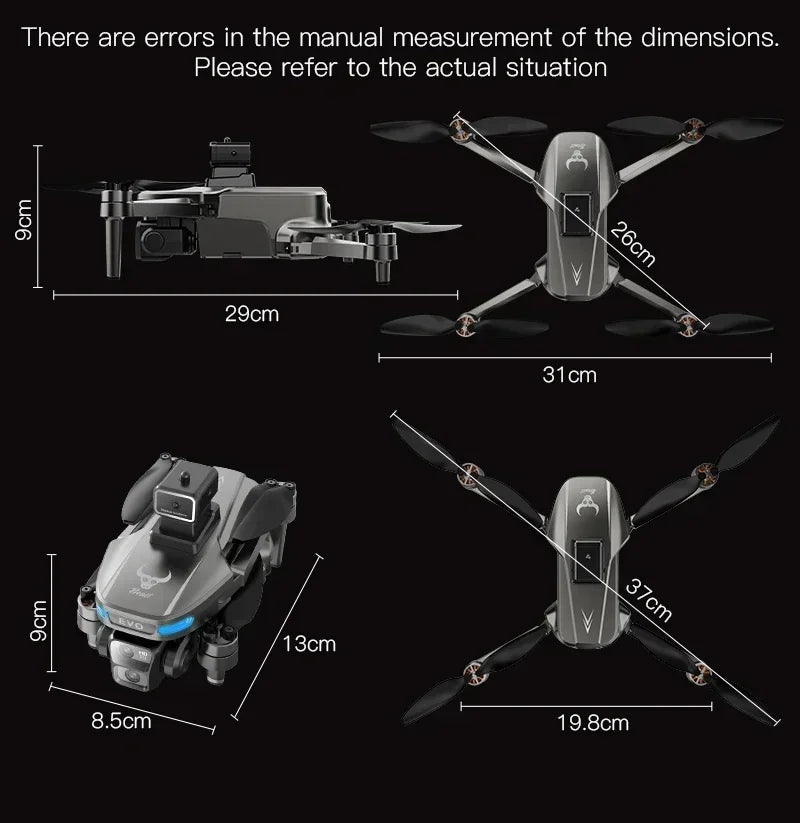 New Beast Drone 8K Professional GPS HD Camera Drones 5G WIFI FPV Video 4k UAV 5.9 Inch Screen Control Mavic Mini