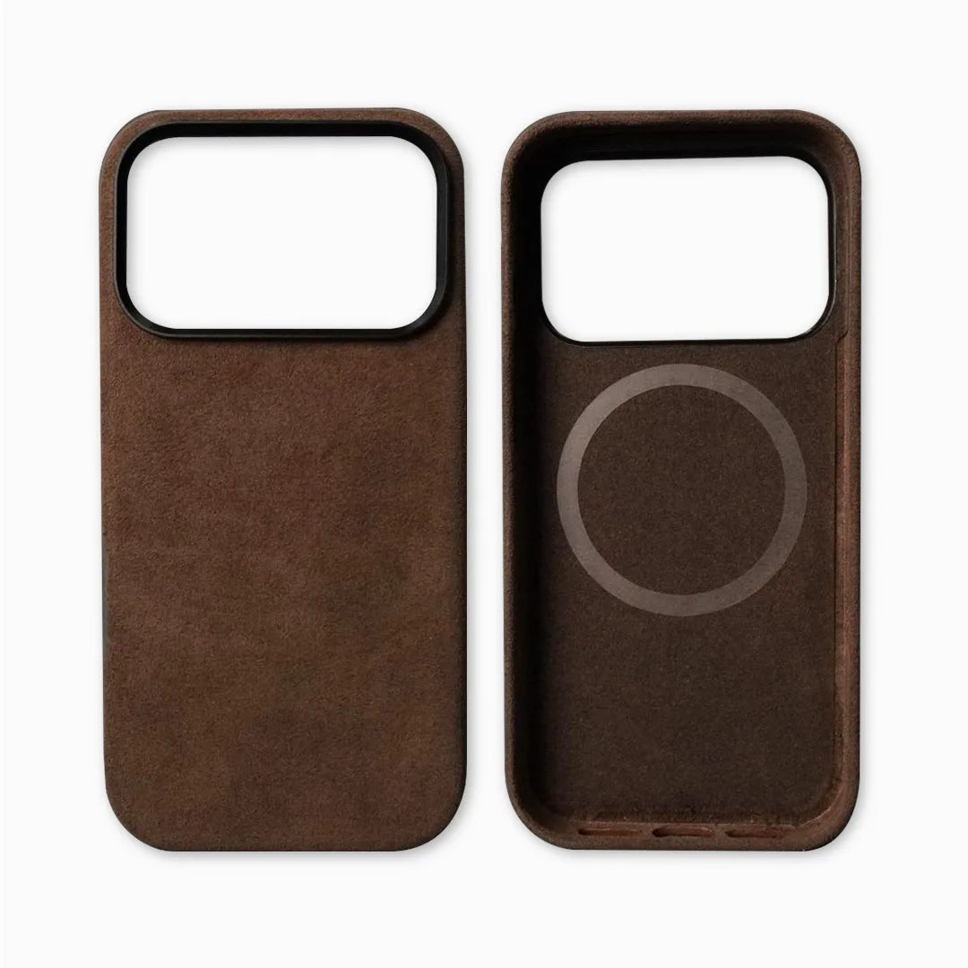 Premium Real Italian Imported Alcantara Magsafe Magnetic Case for IPhone 17Pro/17 Pro Max/17Air Anti-drop Phone Case Accessories