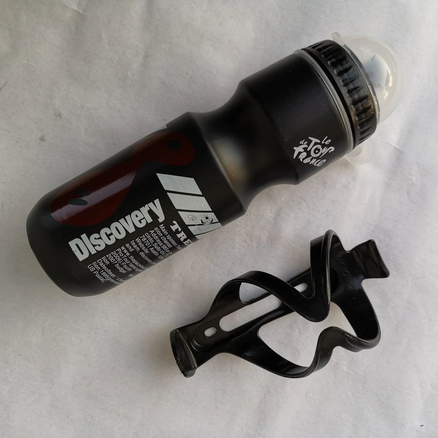 750ML Portable Cycling Equipment Cycling Bottles Mountain Bicycle Water Bottle Outdoor Sport Camping Drink Jug Free Cup Holder