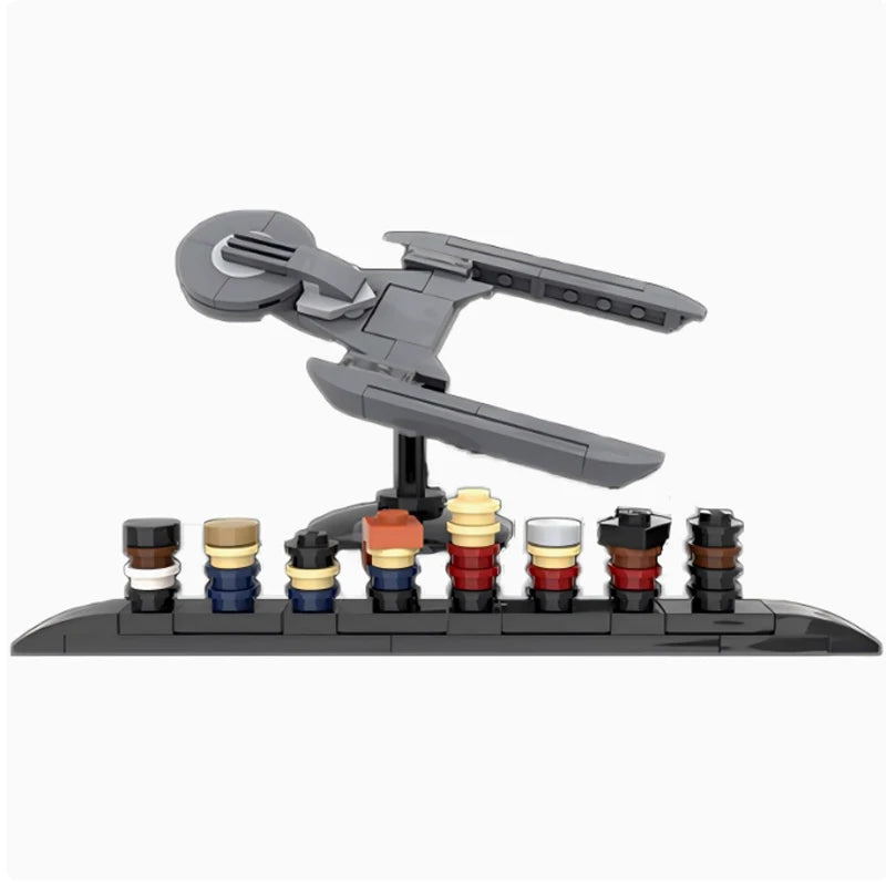 Bricklink Star Movie Starship Enterprise NCC-1701 Discovery Voyager NX-01 Delta MOC Spaceship Sets Building Blocks Kid Toys Gift