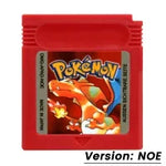 Pokemon Red Blue Crystal Golden Green Silver Yellow GBC Game Card 16 Bit Video Game Cartridge Console Cards For GB/SP
