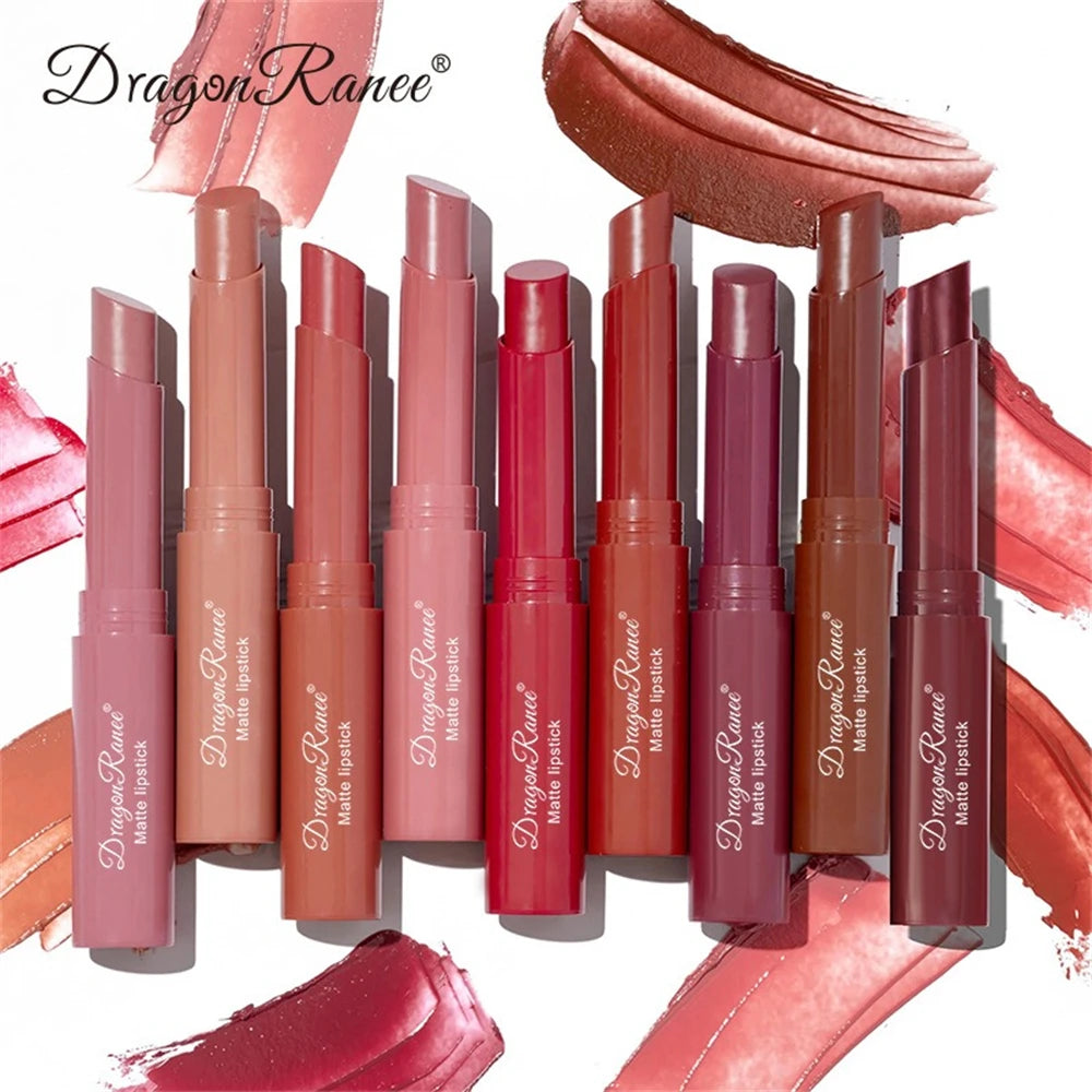 Nude Matte Lipstick Waterproof Lip Sticks Not Fading Sexy Red Velvet Lipsticks for Women Make Up Long Lasting Lip Cosmetics