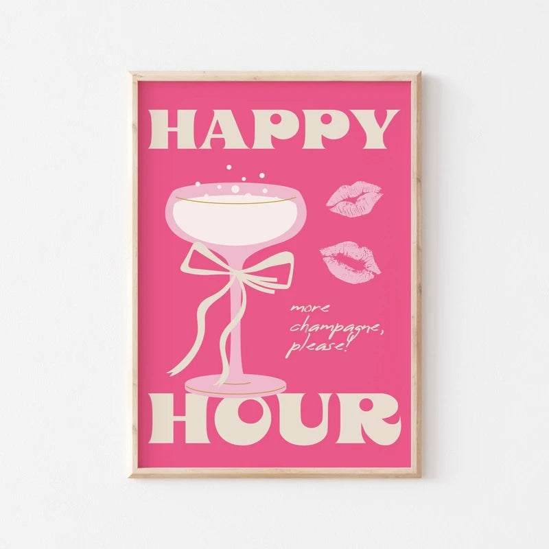 Vintage Cocktail Mojito Wine Club Bar Drinks Wall Art Canvas Painting Nordic Posters And Prints Wall Pictures For Living Room
