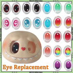 Eye Replacement Parts For Labubu Dolls Simulation Changing Eye Slices Diy Customed Dolls Hands Feet Accessories
