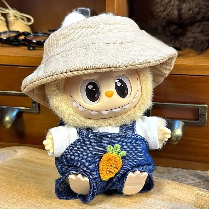 New Mini Plush Doll'S dIY Clothes Accessories for Labubu V1V2V3 High-end clothing set Accessories