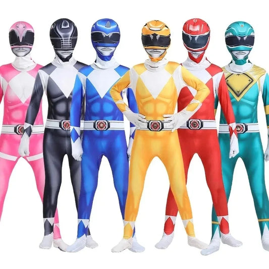 Adult   Morpher Superhero Samurai Sentai Shinkenger Rangers Cosplay Fantasia Halloween Costume Mask for Men Boy