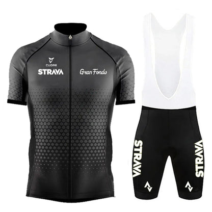 Maillot de cyclisme STRAVA pour homme
