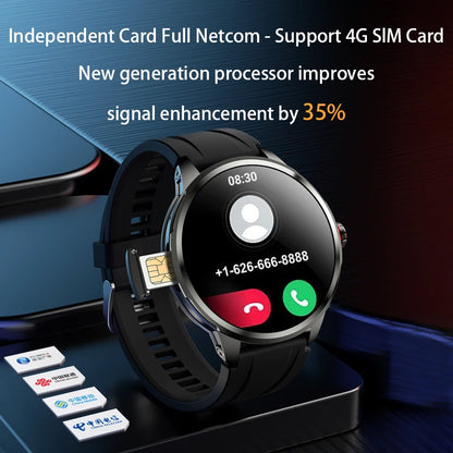 Origianl H99 Smartwatch Amoled 4G Smart Watch Men Students With 190° Rotary Camera GPS Position WIFI Connect Google Play Store