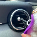 15-17cm doll Seat  Labubu carseat Safety Seat Cute Doll Air Outlet Aromatherapy decoration high-grade Car Interior Decoration