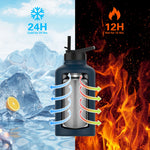 900ML Stainless Steel Thermal Mug with Handle Large Capacity Insulated Cup Office and Home Tumbler Outdoor Sports Water Bottle