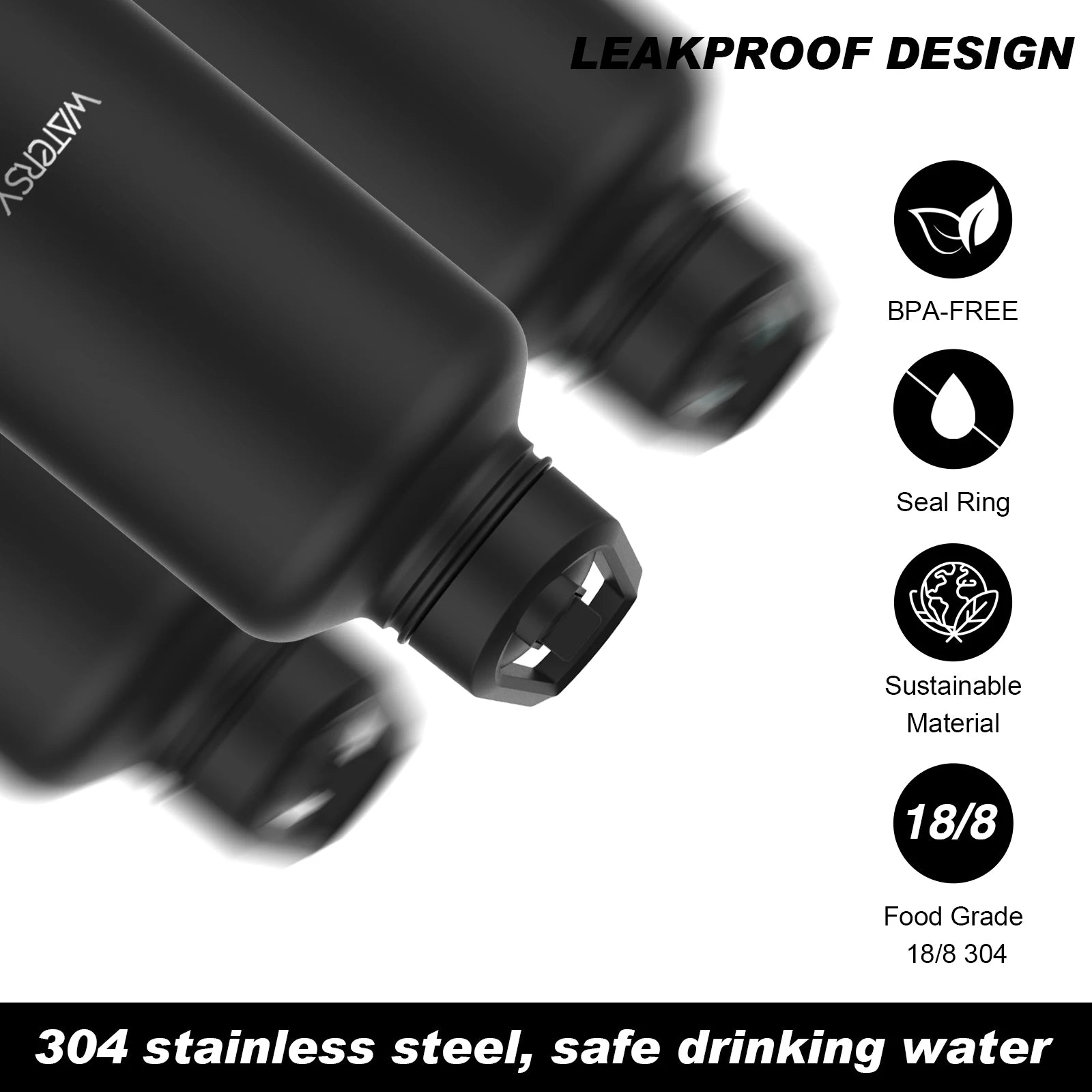 900ML Stainless Steel Thermal Mug with Handle Large Capacity Insulated Cup Office and Home Tumbler Outdoor Sports Water Bottle