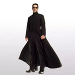 Matrix cosplay custom black cosplay costume neo trench coat Halloween party costumes for men cos play prop accessories