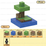 Magnetic Building Blocks Mine World Magnet Cube Set for Boy Girl Kid Age 3+ DIY Model Children Stem STEM Sensory Toy Gift