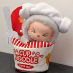 Instant Noodle Bucket Clothes For Labubu doll outfit corn milk box Travel Style Kid Toy Gift no doll