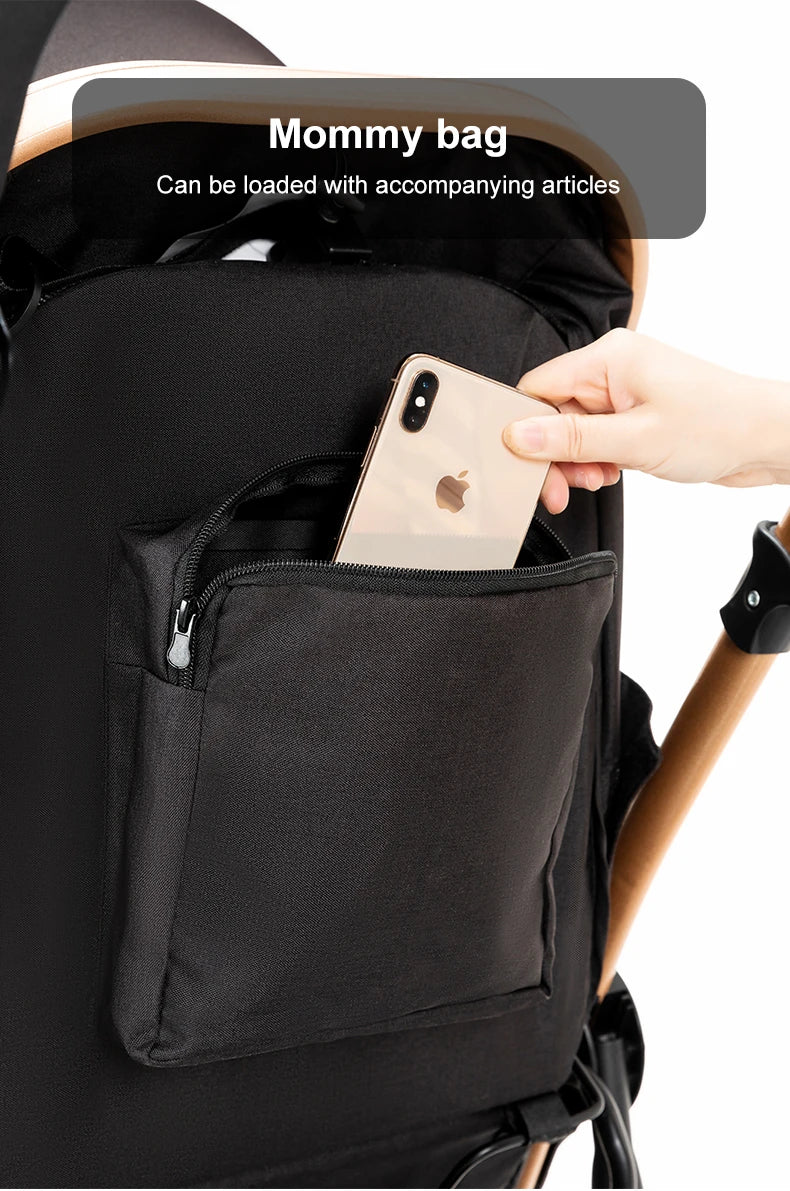 Baby Stroller Light Stroller for Newborn pushchair prams Baby Carriage 3 in 1 baby car seat Foldable Stroller with Mommy Bag