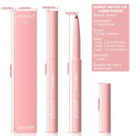 Tapered Nib Lip Liner Pencil Matte Red Brown Plumping Lip Stain Lasting Waterproof Fine Lipstick Slim Lip Outline Contour Makeup