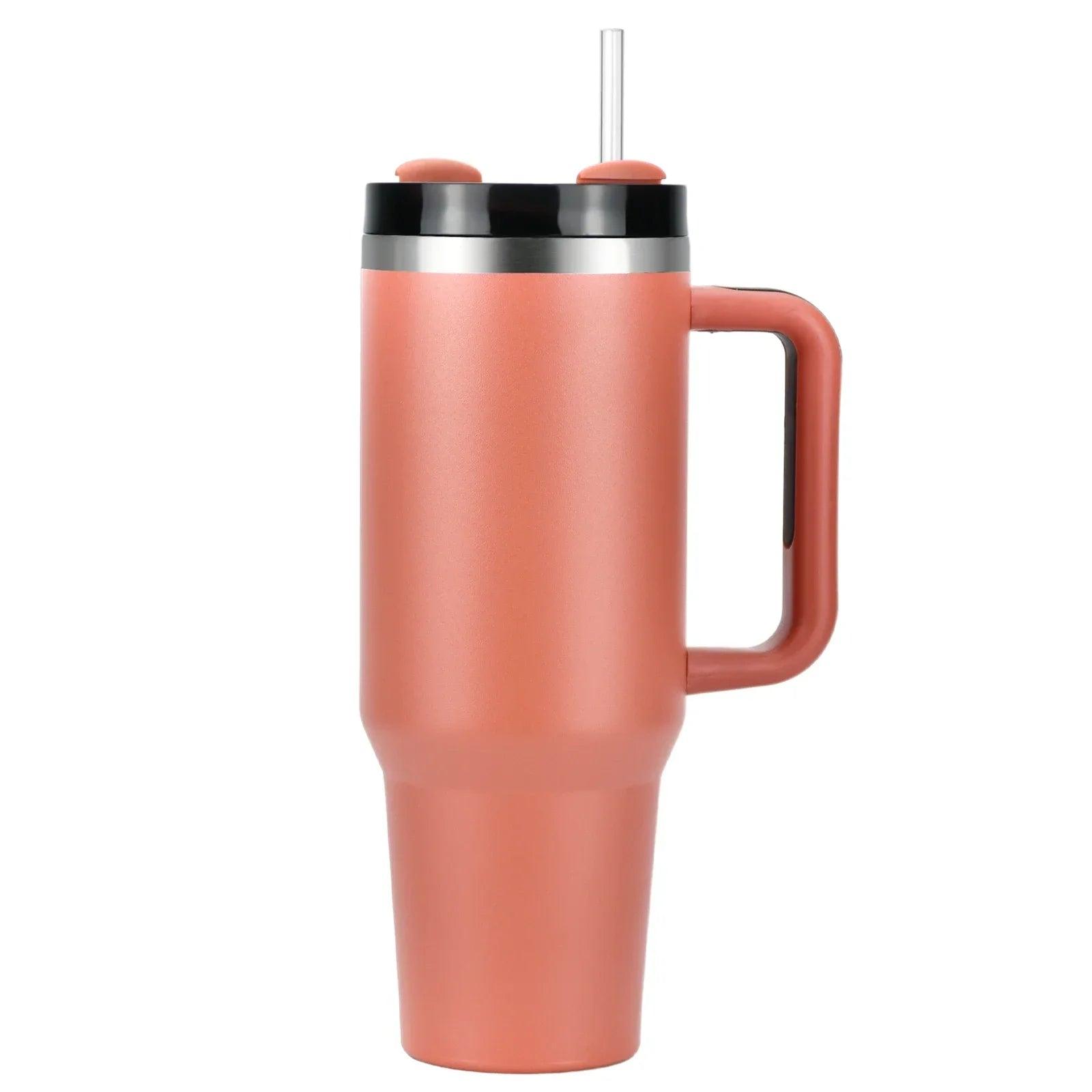 1pcs Watersy 40oz/1200ml Tumbler with Handle and Straw Lid Stainless Steel Keep Cold Vacuum Insulated Portable Car Travel Mug